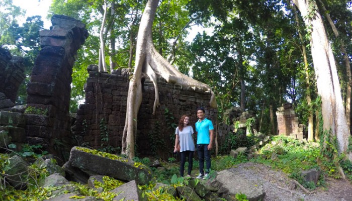 Banteay Chhmar temple trees.