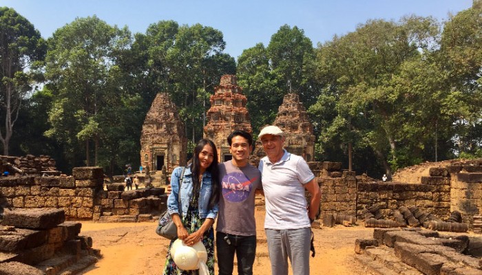 Preah Ko Temple, Roluos group, Siem Reap, Cambodia.