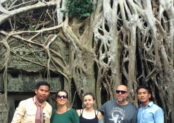Ta Promp, Tomb Raider Temple, Tour, Siem Reap, Cambodia.